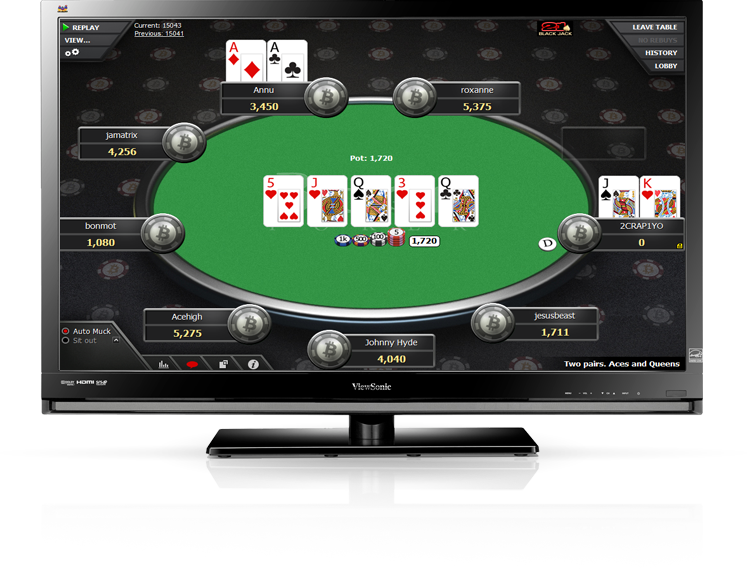 Betcoin Poker table screenshot